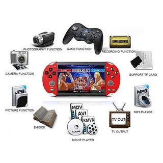 Console De Jogo Portátil Global X7 Tela De 4 3 Polegadas Mp4 Player 8gb