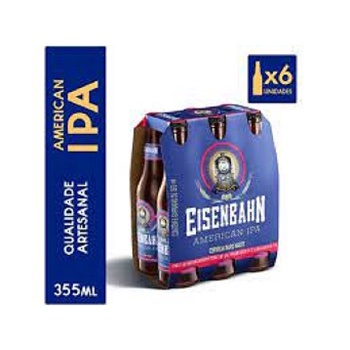 Cerveja Eisenbahn American Ipa Puro Malte Long Neck Ml Shopee Brasil