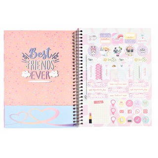 Caderno Colegial Espiral Capa Dura My Best Friend Animais Merci