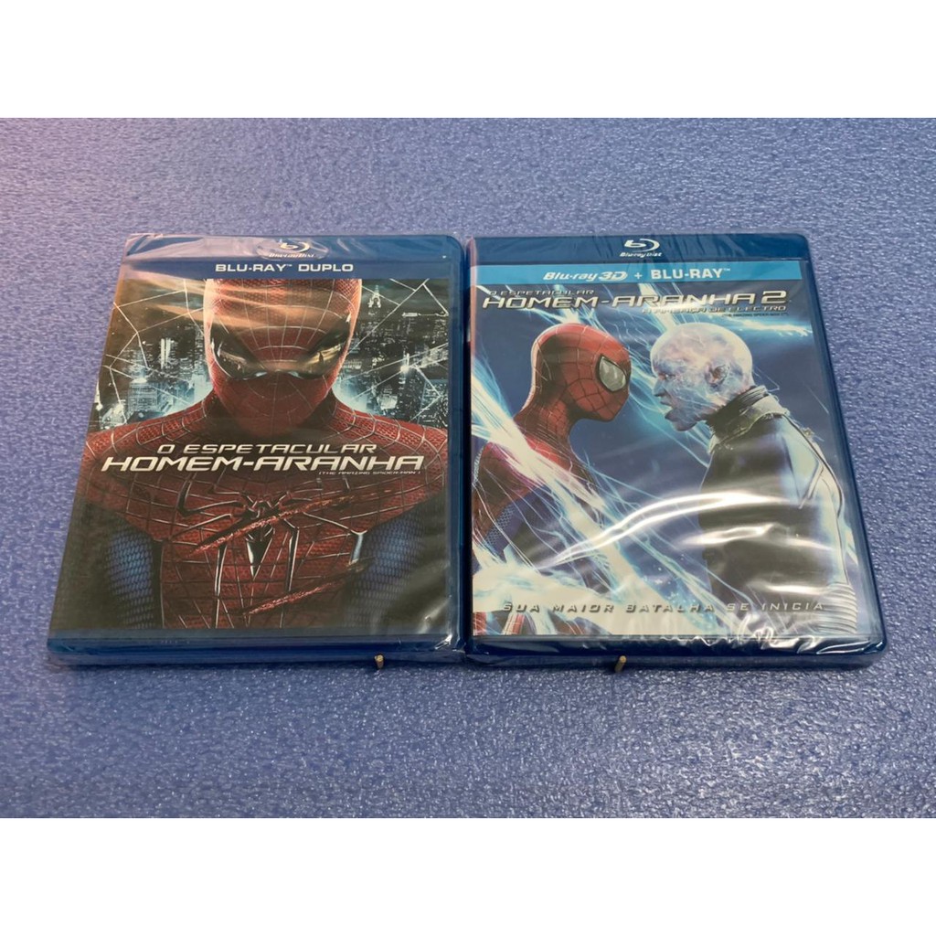 Combo Blu Ray Duplo O Espetacular Homem Aranha E Shopee Brasil