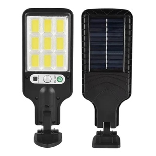 Kit Luminária Poste Rua Parede Refletor Solar 108 Cob Bateria Carregar