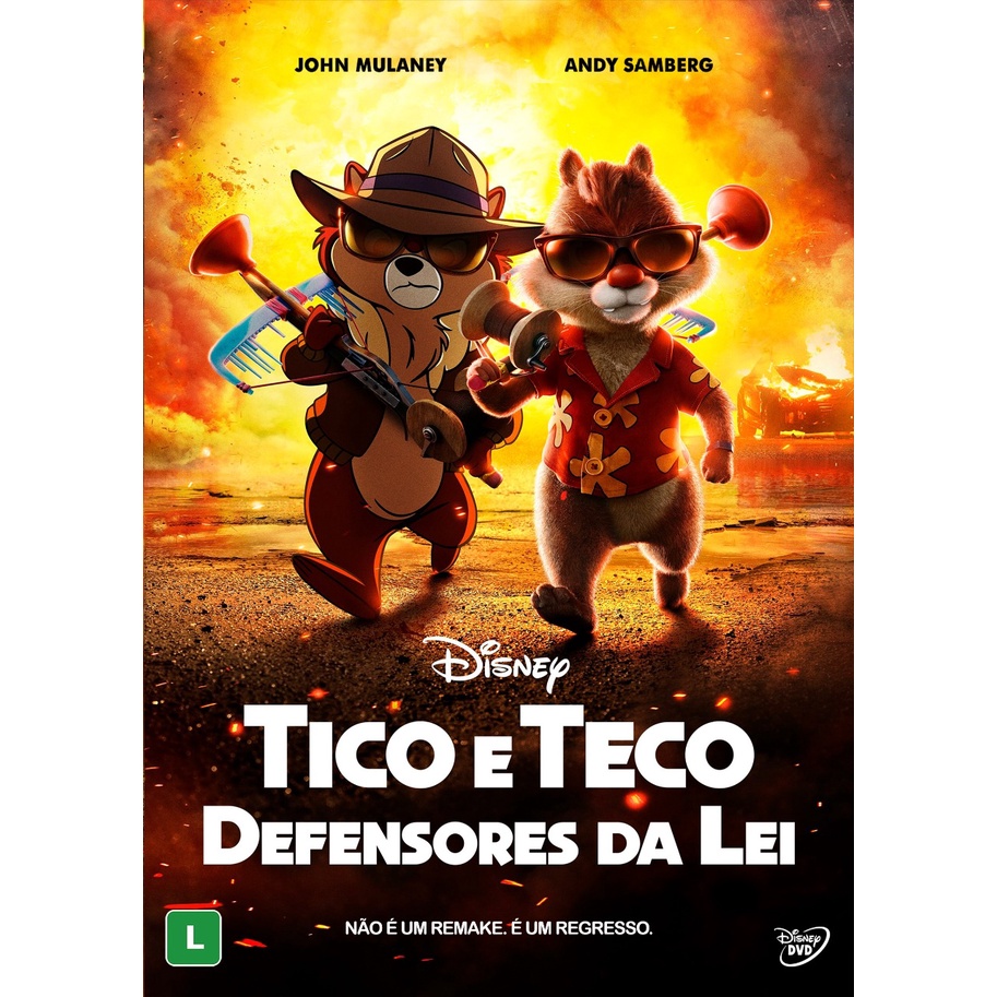 Filme Tico E Teco Defensores Da Lei Dvd Autorado Shopee Brasil