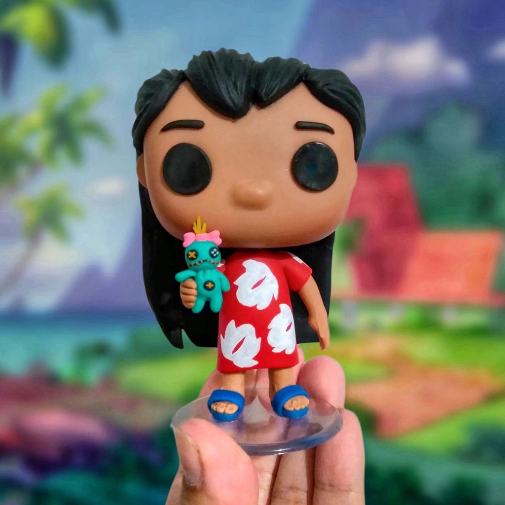 Funko Pop Personalizado Em Biscuit Lilo Xepa Shopee Brasil