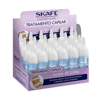 Kit Ampolas De Trat Capilar Skafe Semi Di Lino Ml Shopee Brasil