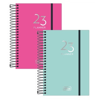 Agenda Planner Espiral 2023 Neon M5 Tilibra A Escolha Shopee Brasil