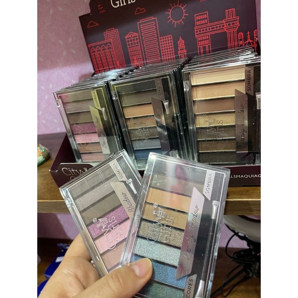 Paleta De Sombras City Girls Cores Shopee Brasil