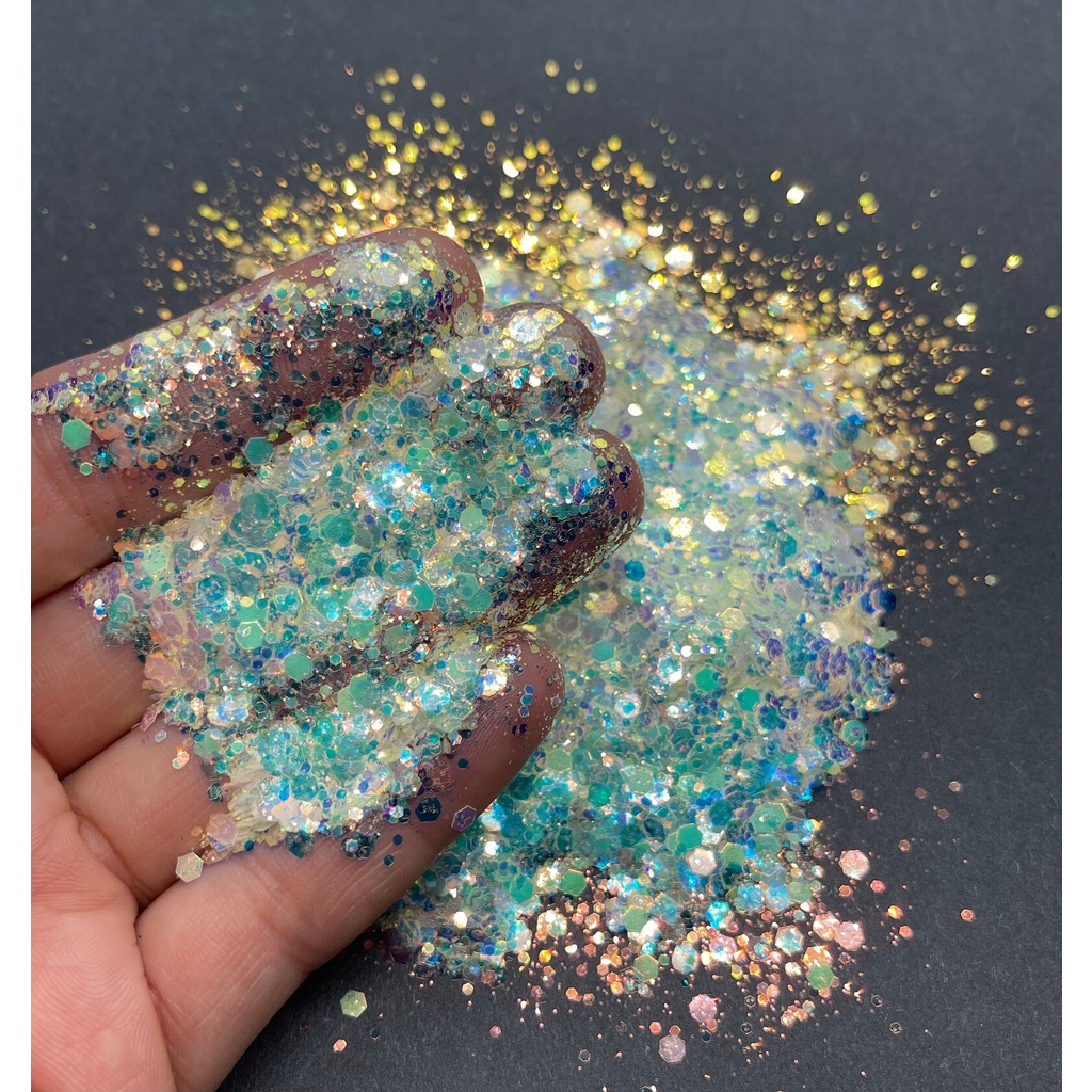 Pigmento Glitter Glow Brilha No Escuro Fosforescente G Shopee Brasil