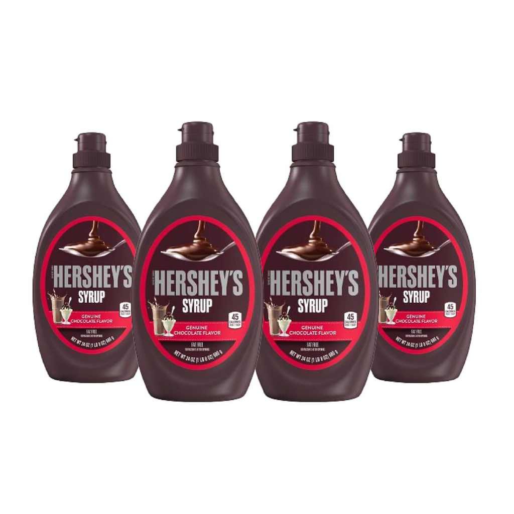 Kit Un Hershey S Calda Syrup Cobertura Chocolate G Shopee Brasil