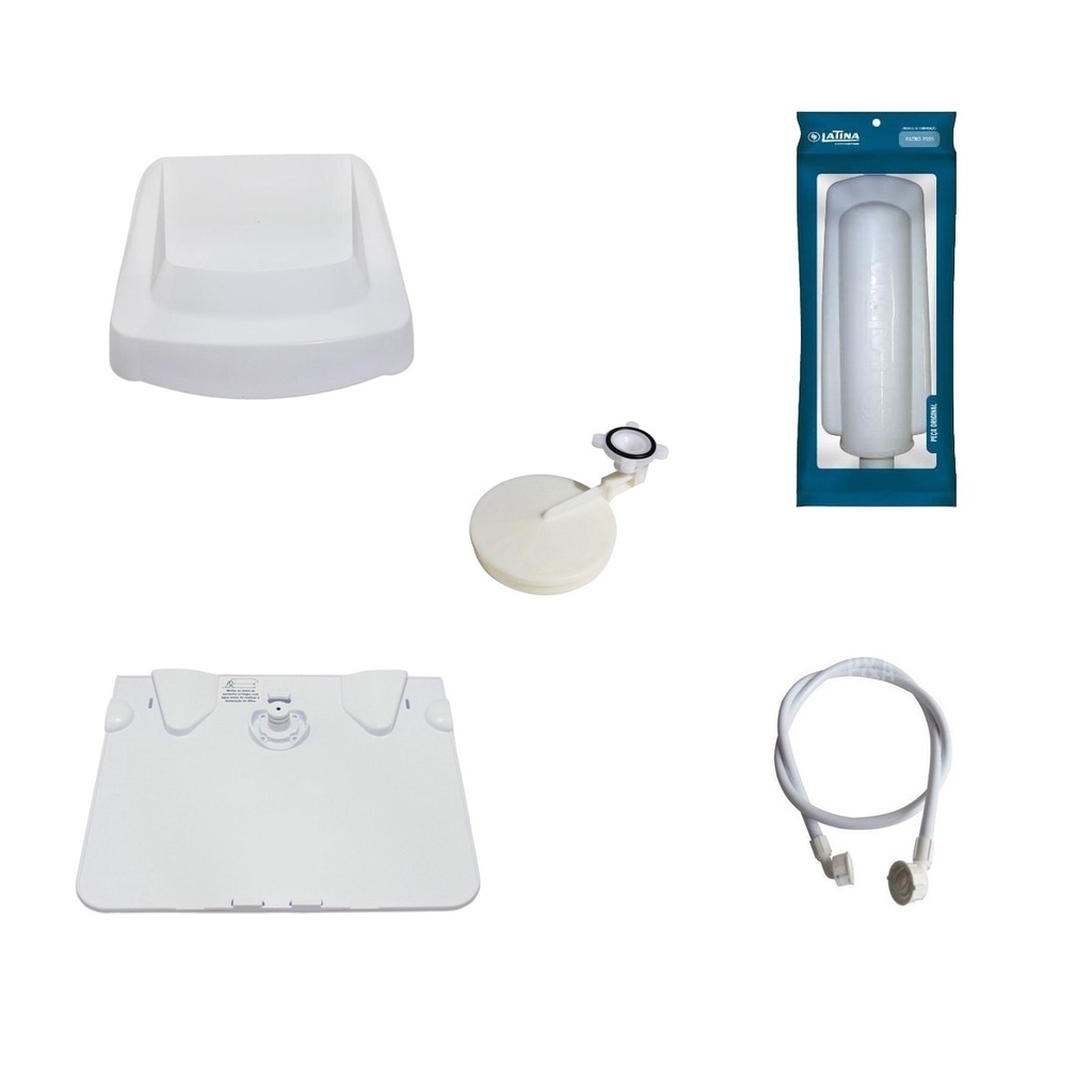 Kit Troca De Bebedouro Para Purificador Latina Topo Branco Shopee Brasil