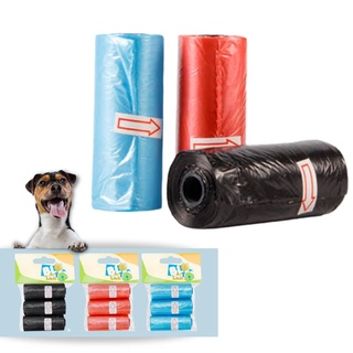 Kit Refil Saquinho Cata Caca Coletor De Fezes Pets 3 Rolos C 15