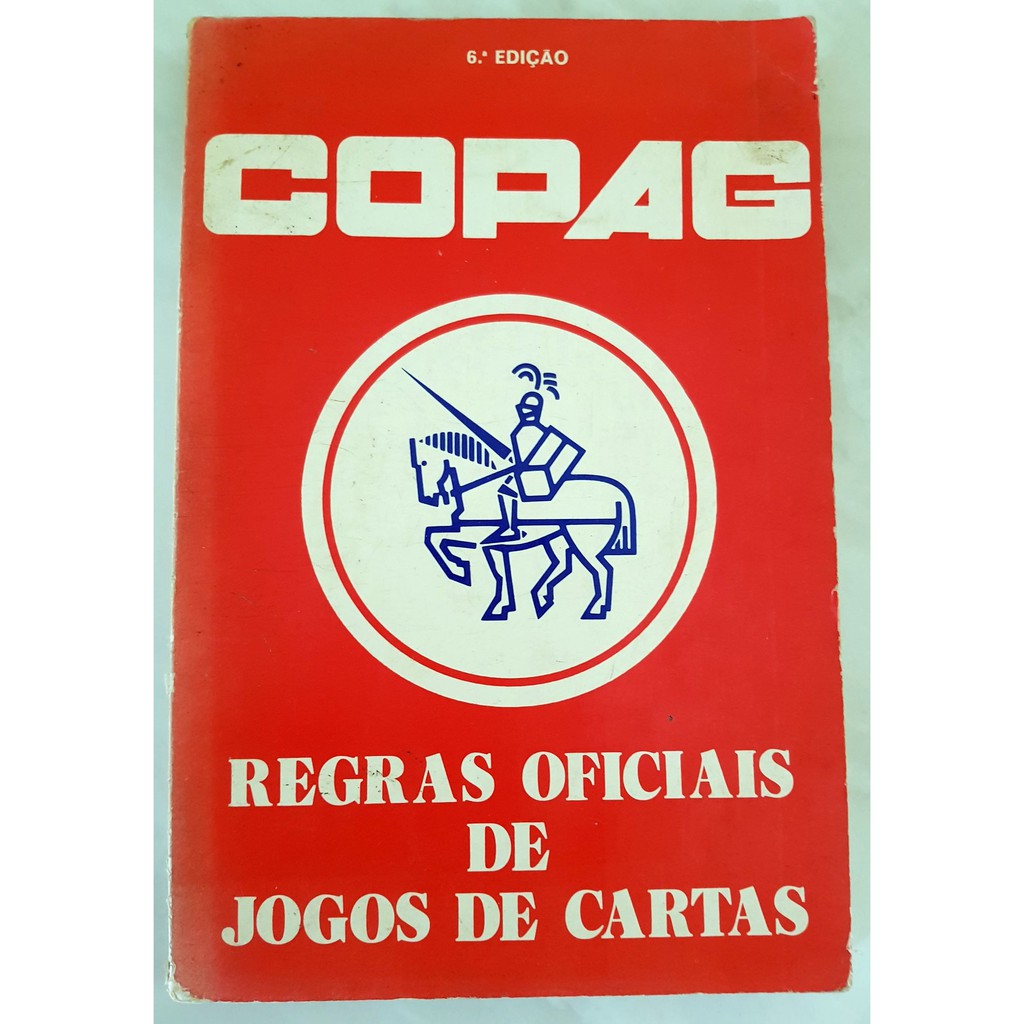 LIVRO REGRAS OFICIAIS DE JOGOS DE CARTAS COPAG Shopee Brasil