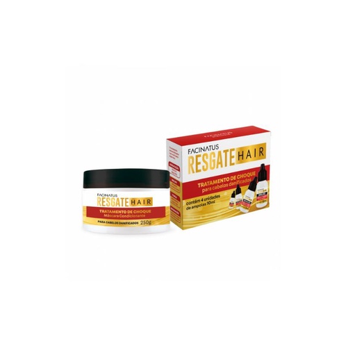 Kit Resgate Hair Tratamento De Choque Facinatus Shopee Brasil