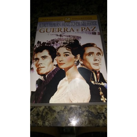 DVD Guerra E Paz Audrey Hepburn Henry Fonda Shopee Brasil