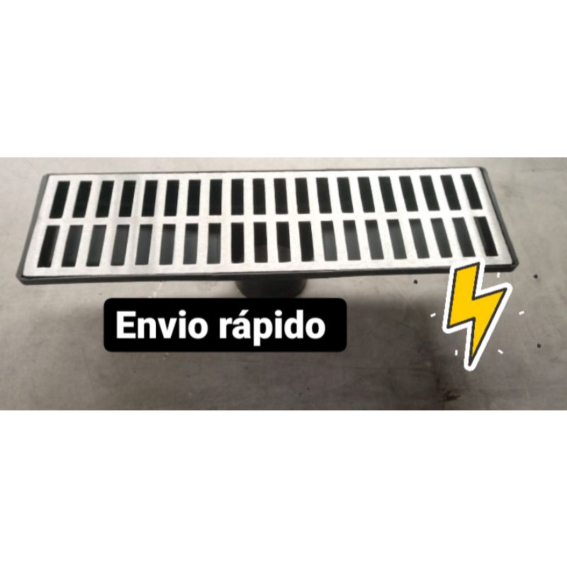 Ralo linear alumínio mas caixa coletora 15x50 Shopee Brasil