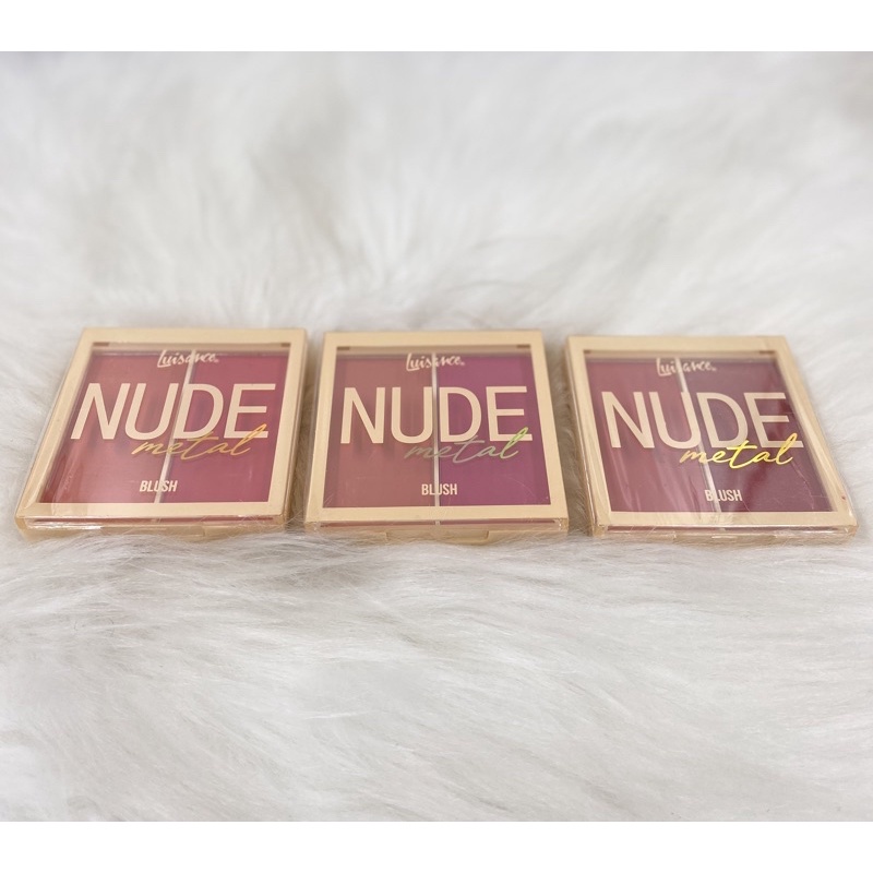 Paletas De Duo Blush Nude Metal Luisance Shopee Brasil