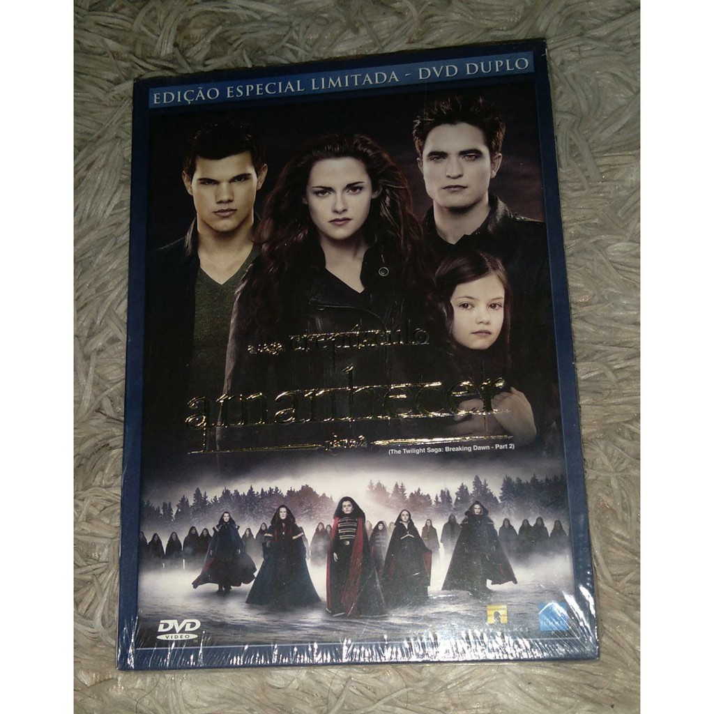 Dvd A Saga Crepúsculo Amanhecer Parte 2 2012 lacrado Shopee Brasil