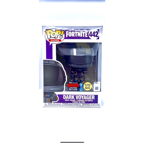 Funko Pop Fortinite Dark Voyager 442 Glows In The Dark Novo Shopee