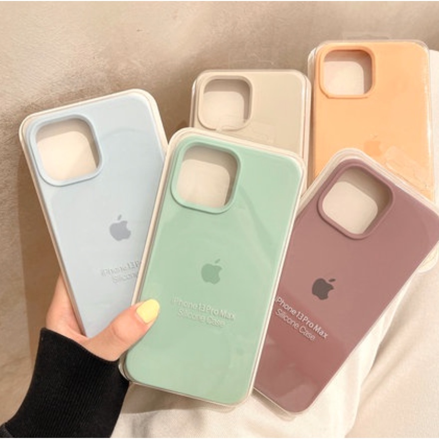 Capa Case Iphone Pro Aveludada Premium Fechada Embaixo Silicone