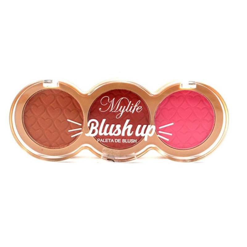 Paleta De Blush Tons Blush Up Mylife Cor Shopee Brasil