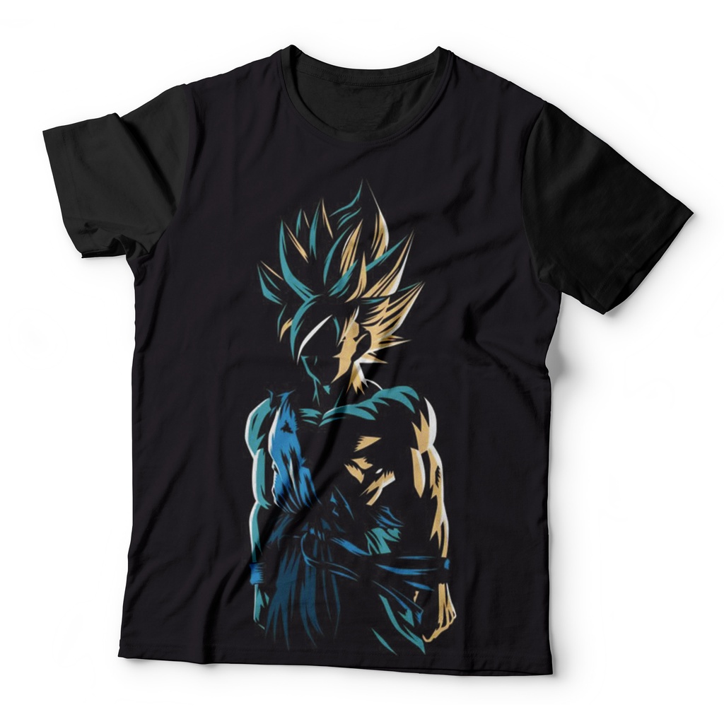 Camiseta Dragon Ball Z Goku Super Saiyajin Shopee Brasil