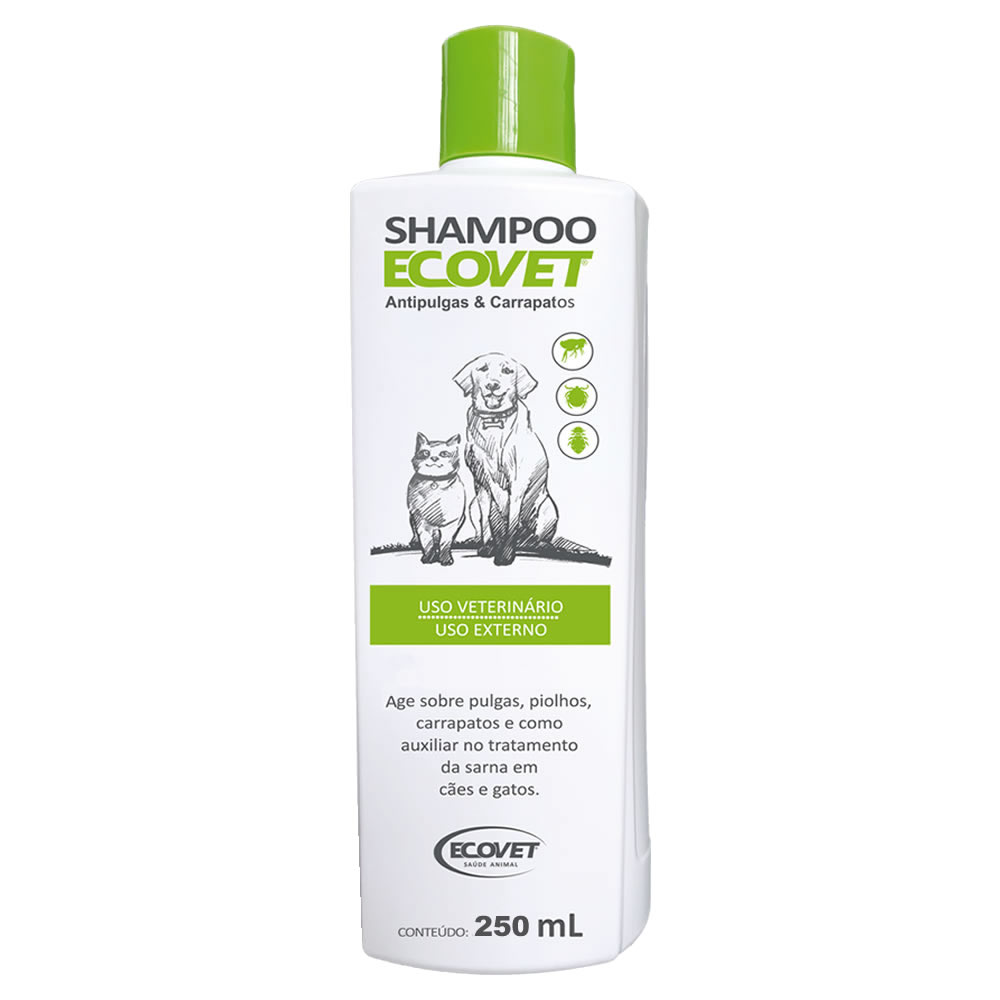 Shampoo Ecovet Antipulgas E Carrapatos Ml Shopee Brasil