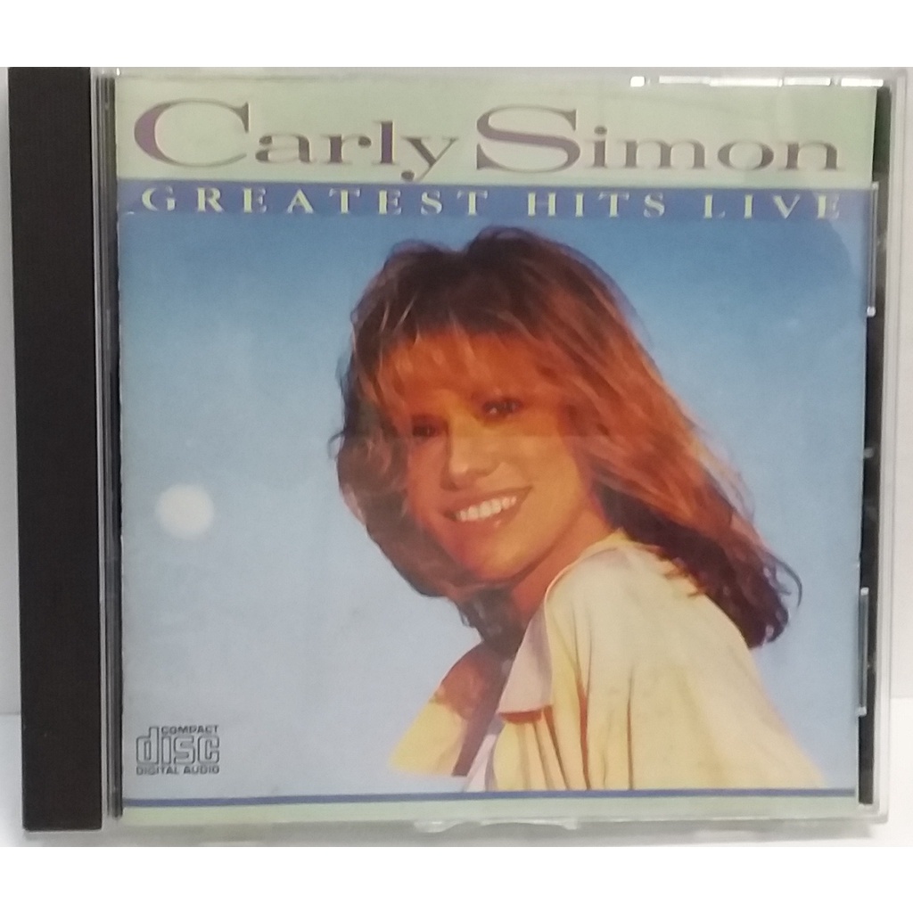 CD Carly Simon Greatest Hits Live 1988 IMPORTADO U S A USADO POTIMO