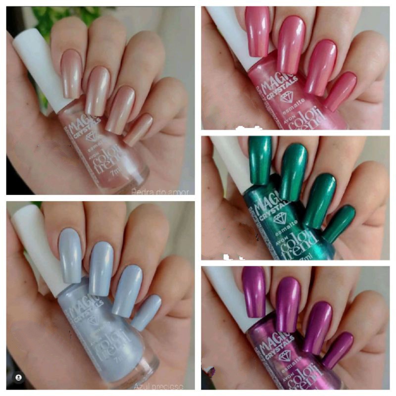 Esmalte Avon Magic Crystals Lan Amento Shopee Brasil