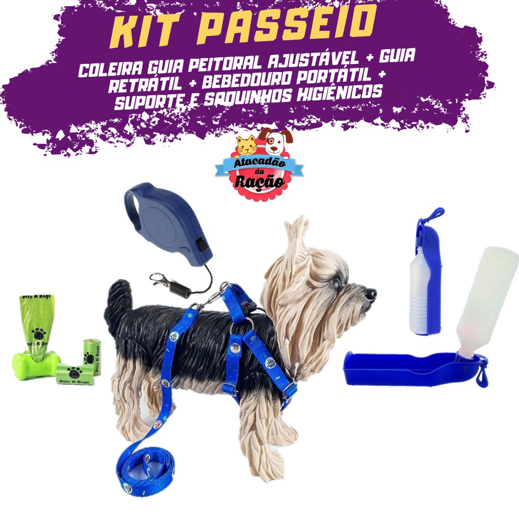 Kit Passeio Completo Seu Pet Shopee Brasil