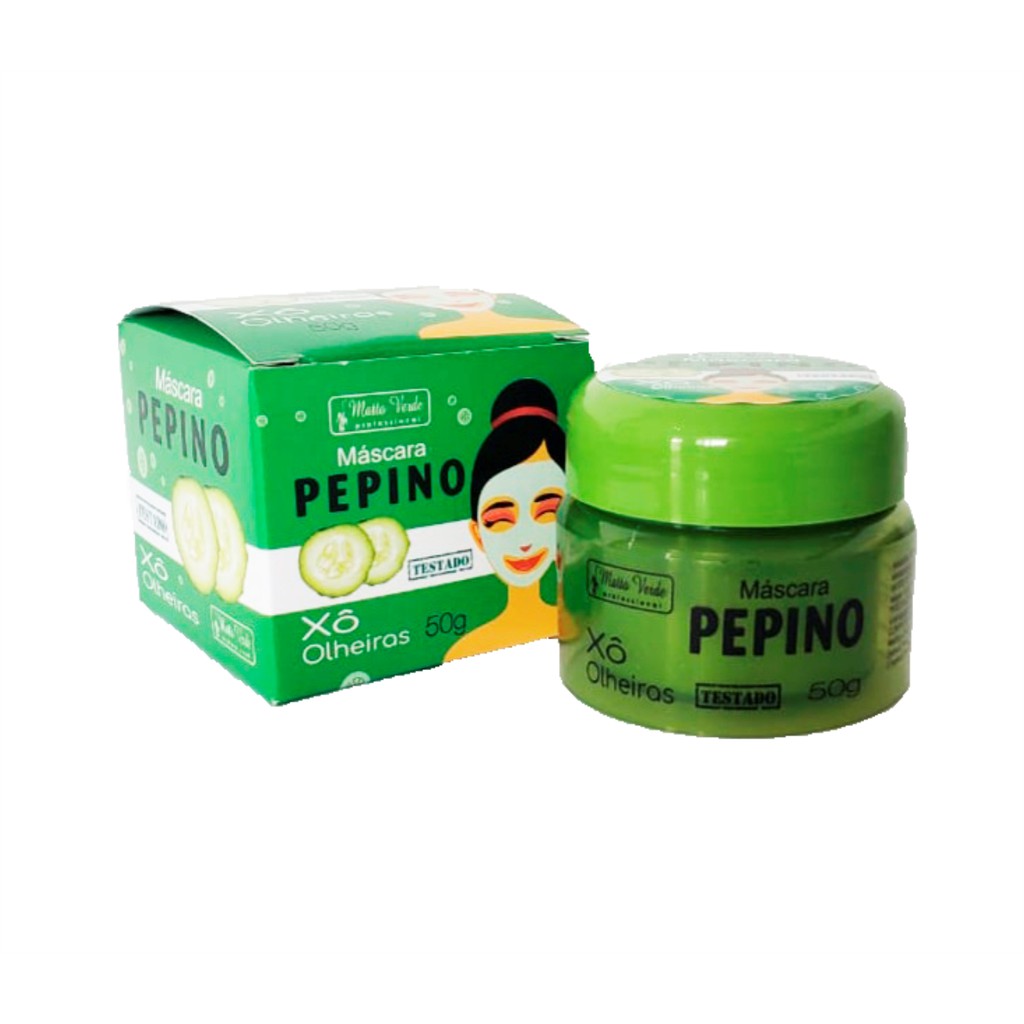 Máscara Pepino Xô Olheiras Pote 50g Matto Verde Shopee Brasil