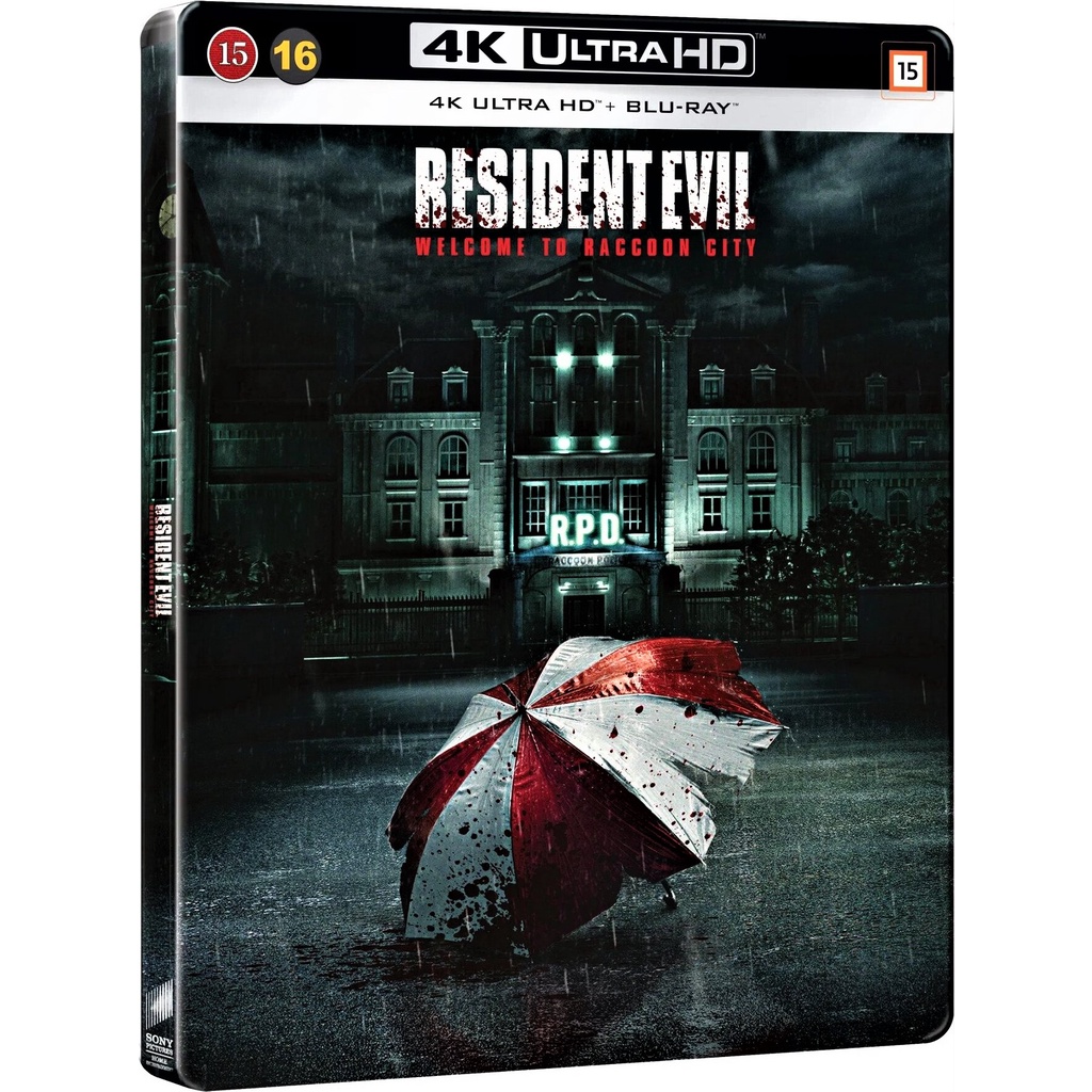 Steelbook Resident Evil Bem Vindo A Raccoon City 2021 4K Ultra HD