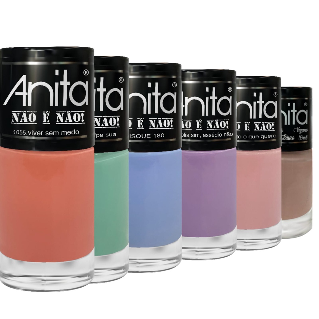 Kit Esmaltes Anita Cores A Escolher Shopee Brasil