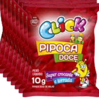 PIPOCA DOCE 50 UNIDADES 10g PACOTE Shopee Brasil