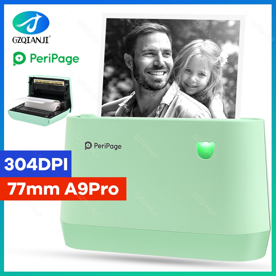 Peripage A Pro Mini Bluetooth Thermal Printer Pocket Photo Printer