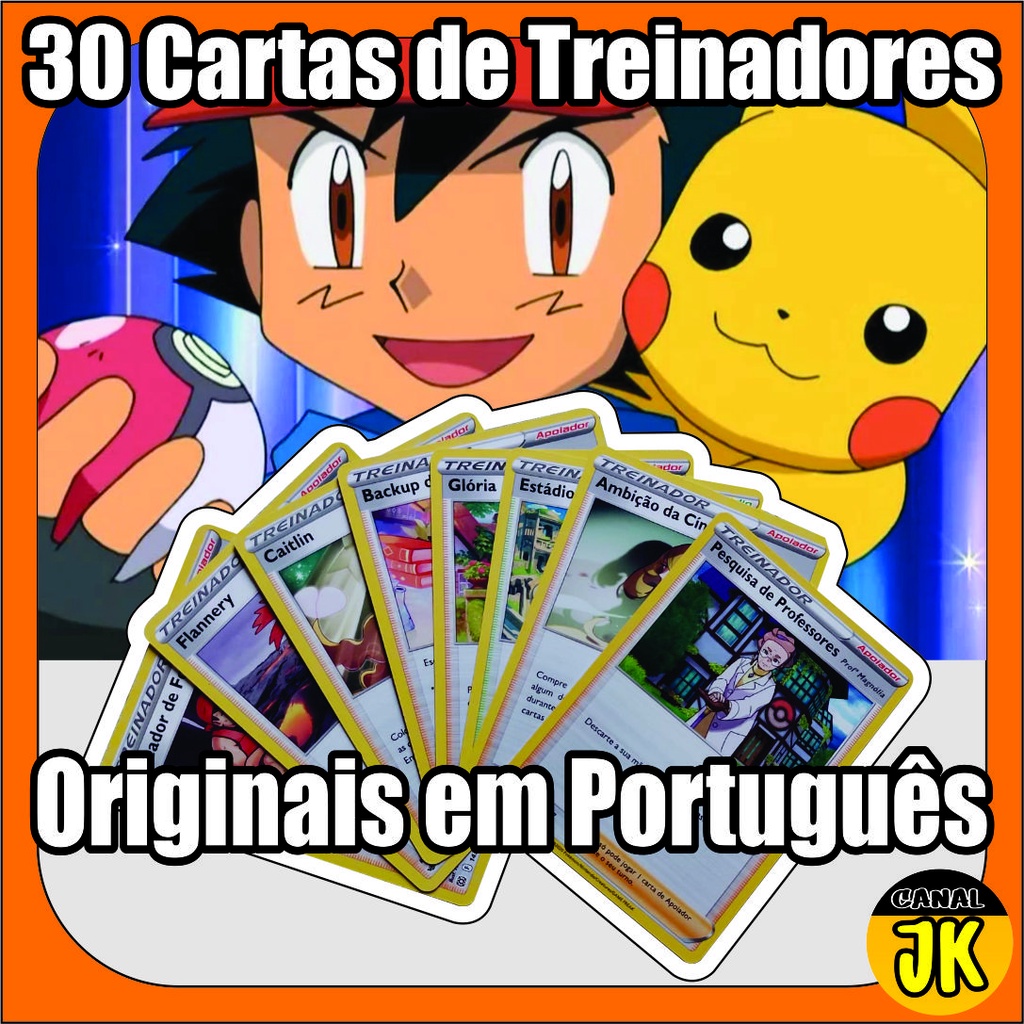 Lote Cartas De Pokemon De Treinadores Originais Copag Shopee Brasil