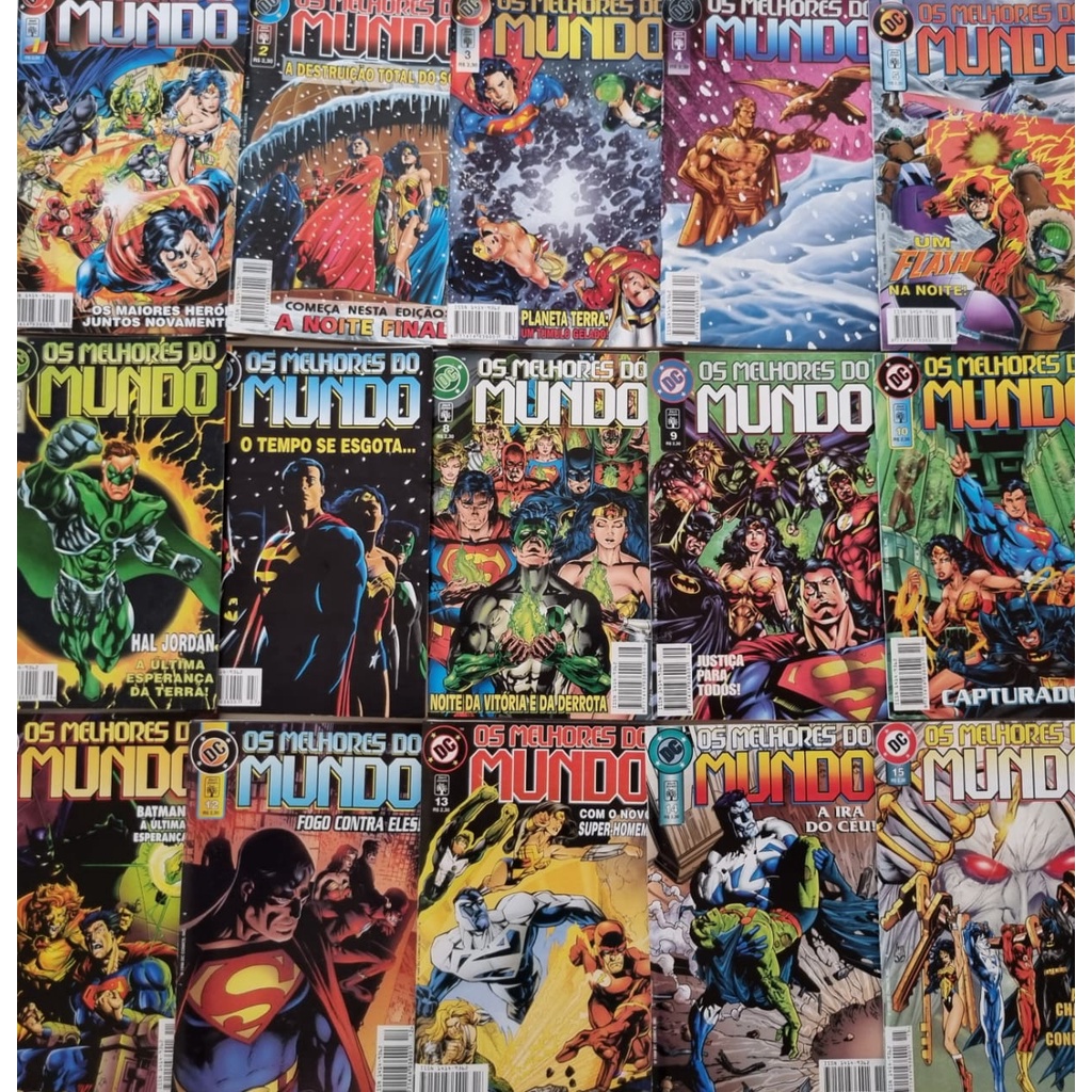 Dc Melhores Do Mundo Hq Gibi Revista Em Quadrinho Formatinho