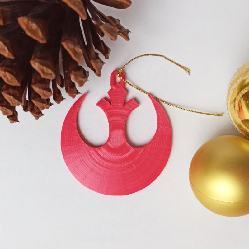 Enfeite Para Rvore De Natal S Mbolo Alian A Rebelde Star Wars Shopee