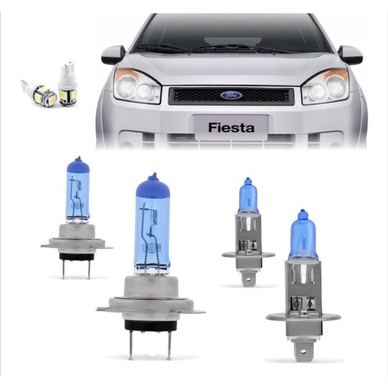 Kit Lampadas Fiesta Super Brancas H H Shopee Brasil