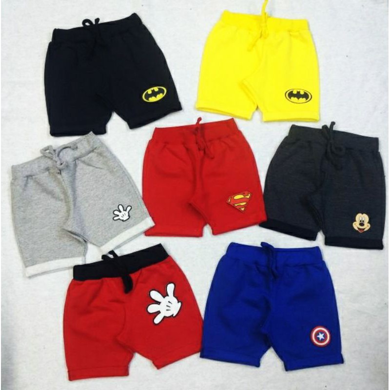 Bermuda Infantil Moletinho Menino Personagens Shorts Shopee Brasil