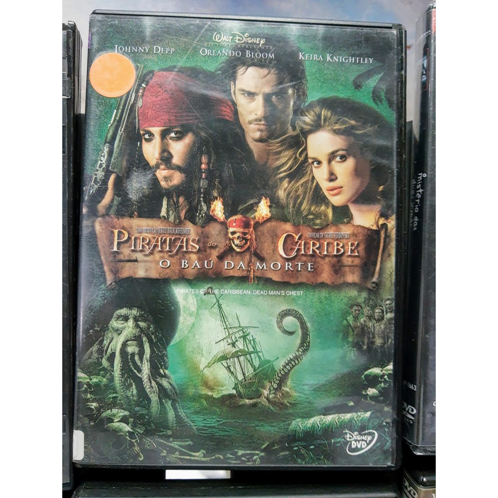 DVD PIRATAS DO CARIBE E O BAÚ DA MORTE USADO Shopee Brasil