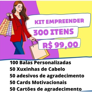 Kit Inicial Empreendedor Personalizado Kit Empreender Empreendedora