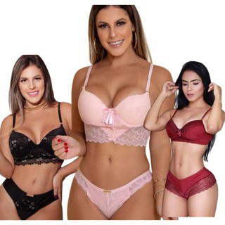 Kit Conjutos De Lingerie Sexys Luxo Shopee Brasil