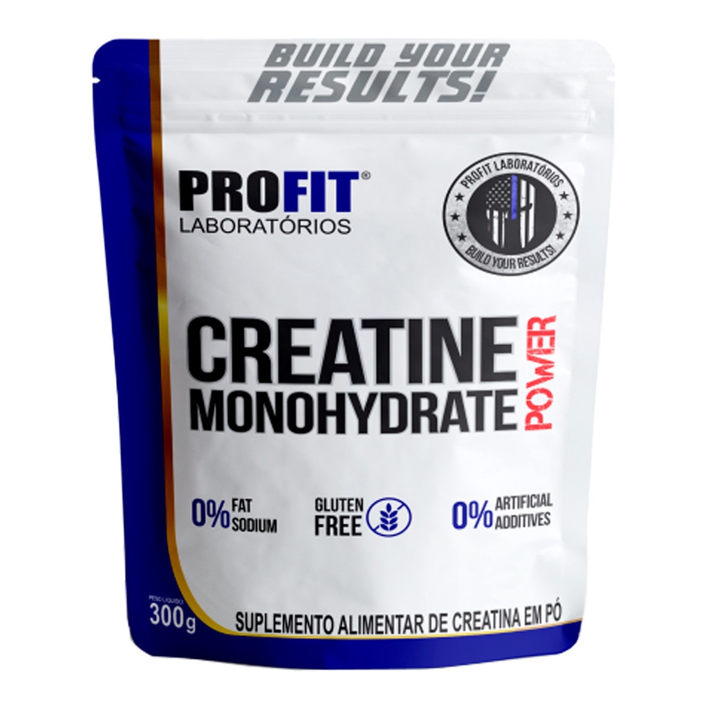 Creatine Monohydrate Power Refil 300g Profit Shopee Brasil