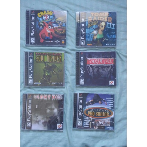 Jogos Ps1 PSone PlayStation Case Acrílico Valor Unitário Escorrega o