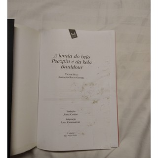 A Lenda Do Belo Pecopin E Da Bela Bauldour Victor Hugo Shopee Brasil