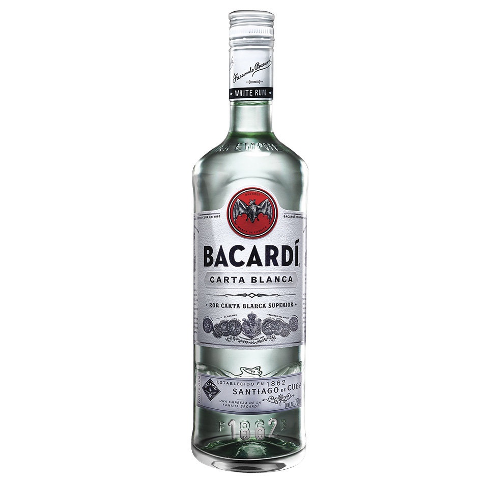 Rum Bacardi Carta Blanca Garrafa Ml Shopee Brasil