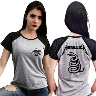Camisa Metallica - Blusa Banda Rock