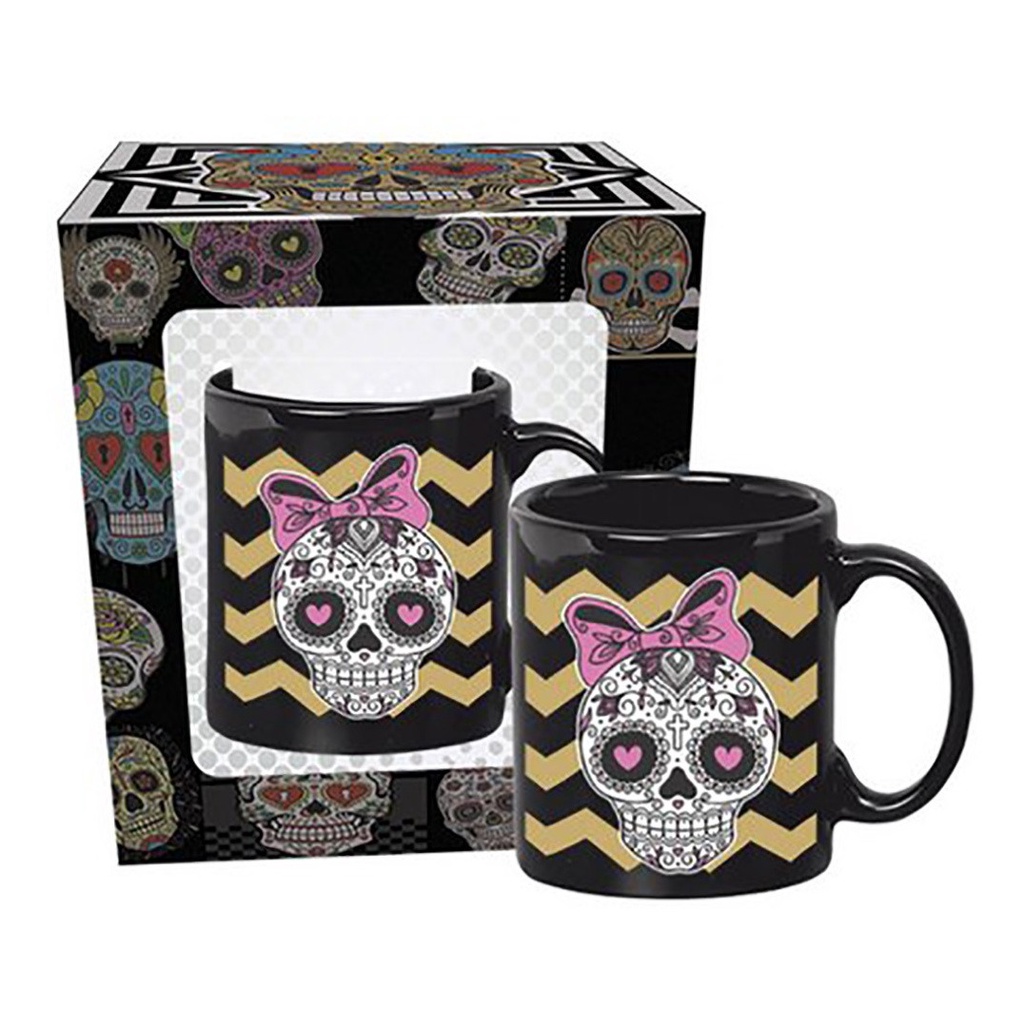 Caneca Xicara Decorado Caveira Mexicana Shopee Brasil