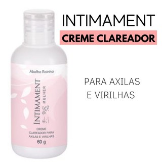 Kit 2 Creme Clareador Para Axilas E Virilhas Intimament Mulher Abelha