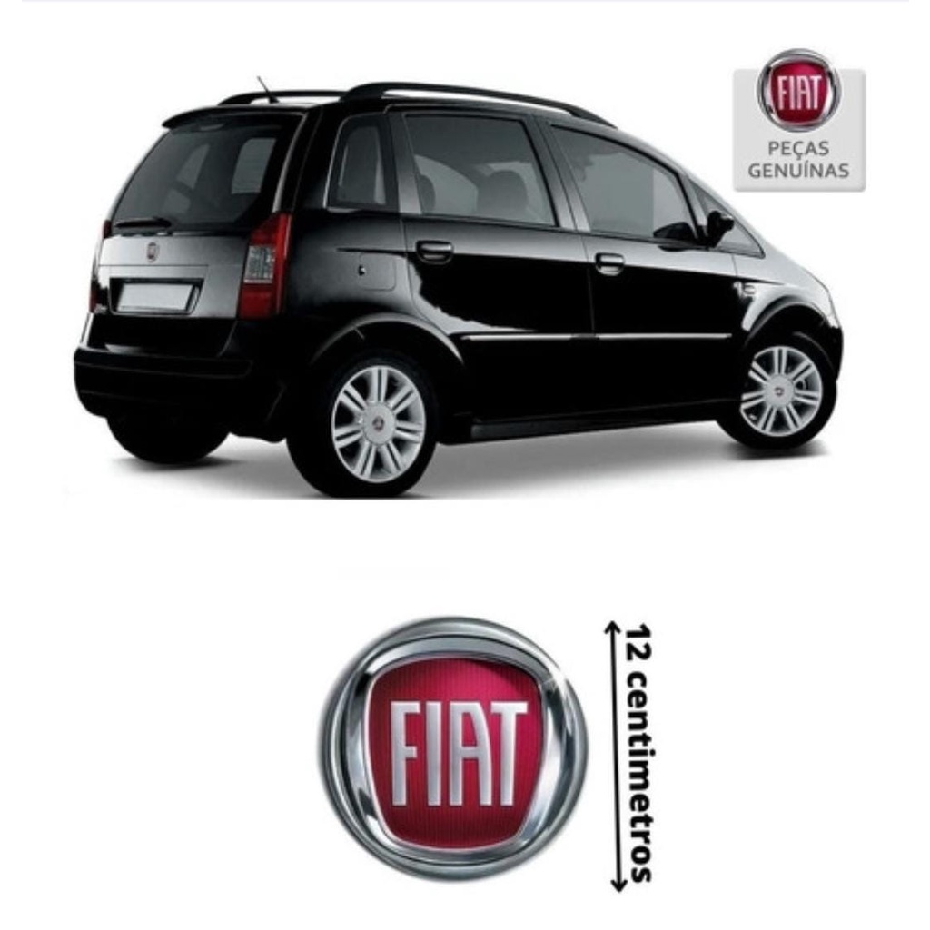 Emblema Traseiro Fiat Idea Original Shopee Brasil