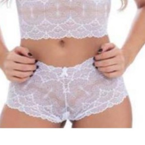 KIT 3 PEÇAS CALCINHA LUXO SEXY LINGERIE SENSUAL FORRO 100 ALGODÃO